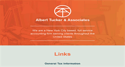 Desktop Screenshot of alberttucker.com